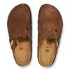 Birkenstock Boston Chunky Suede Leather - Dark Tea